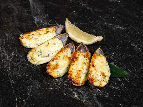 Суши кушай - Мидии запеченные