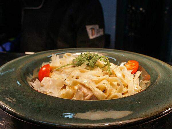 Цех этого города - Паста с курицей и шампиньонами