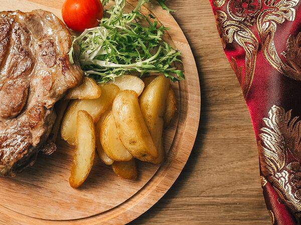 Русская кухня - Картофель по-деревенски