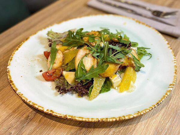 Агата - Кура с апельсином и сыром Дорблю