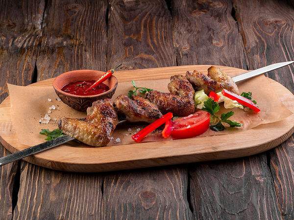 У Ханумы - Куриные крылышки с табаско