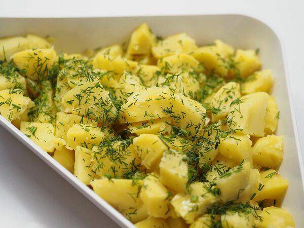 Гастромаркет The Eda - Картофель отварной с маслом и зеленью