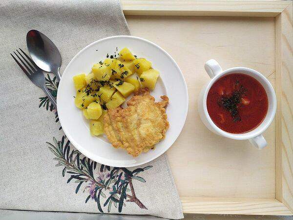 Тележка - Обед разнообразный четверг