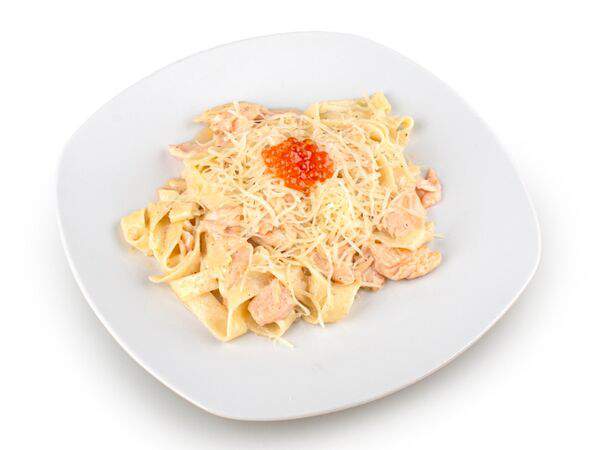 Суши фикс - Феттуччине лосось и брокколи