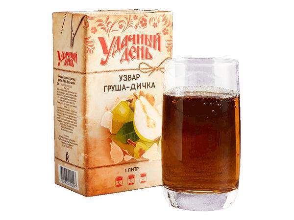 Теремок - Узвар из груши-дички 1 л