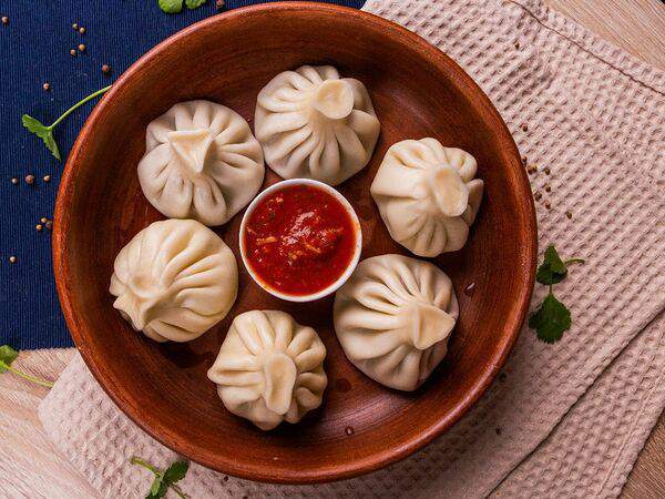 Нино и котэ - Хинкали с грибами и сыром