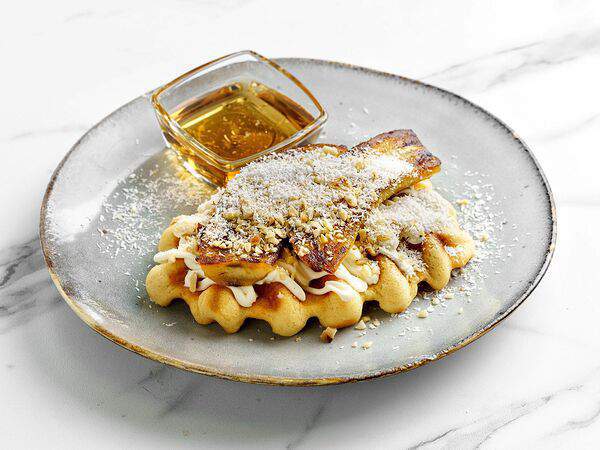 Mr Тост - Сладкая вафля с бананом