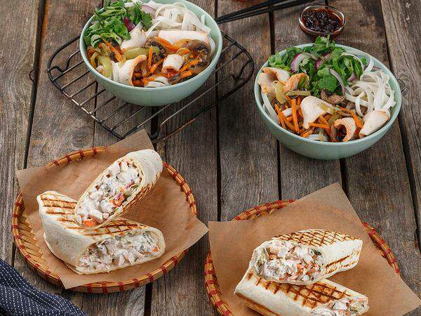 Дед Хо - Набор №16: лапша с курицей (2 шт.), шаверма с курицей (2 шт.)