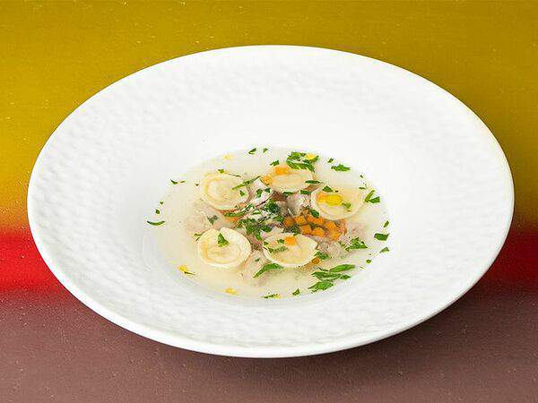 МА: Грузия + Италия - Куриный суп с мини-каппеллаччи