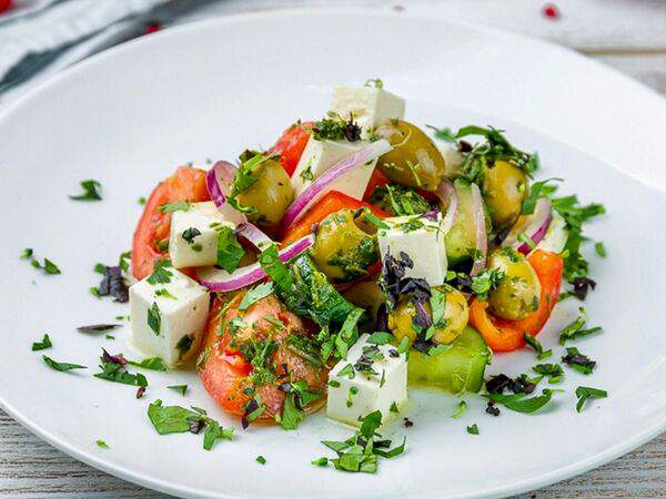 Домашний Вкус - Салат в Греческом Стиле