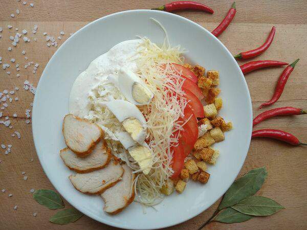 Столовая на Екатерининской - Салат цезарь