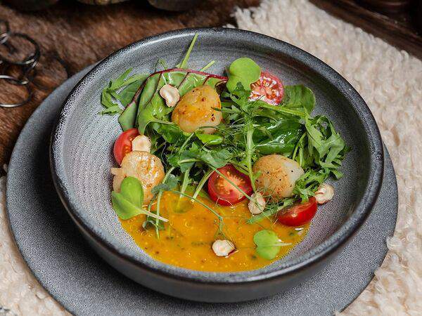 Викинги - Салат с гребешком