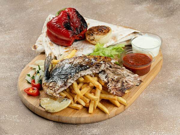 Мангал колибри - Скумбрия на углях