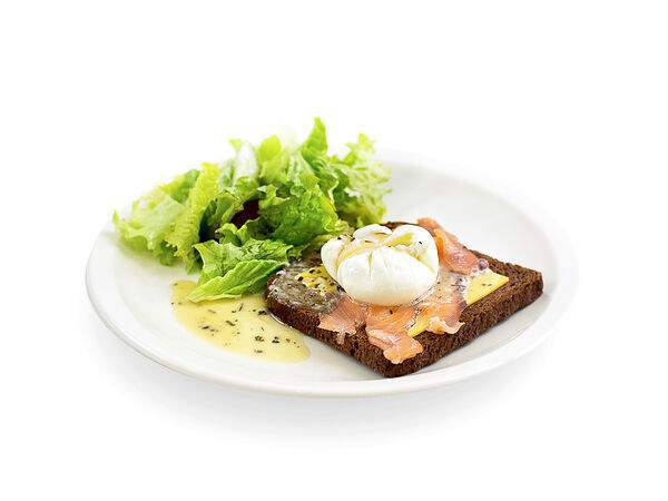 Cake & Coffee Union - Яйцо Бенедикт с лососем