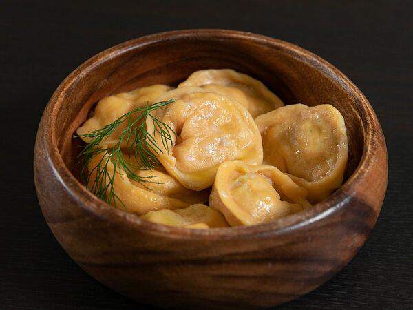 Пельменьок - Бульон и пельмени Лосось Рубленный