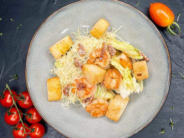 Lenkoff - Салат Цезарь с креветками