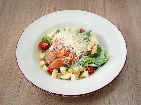 Территория фитнеса - Цезарь с лососем