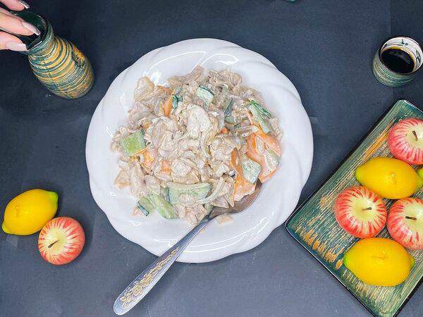 Лунзян - 022 Шампиньоны с курицей и майонезом