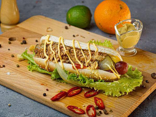 Царь Бургер - Хот-дог с сосиской из говядины