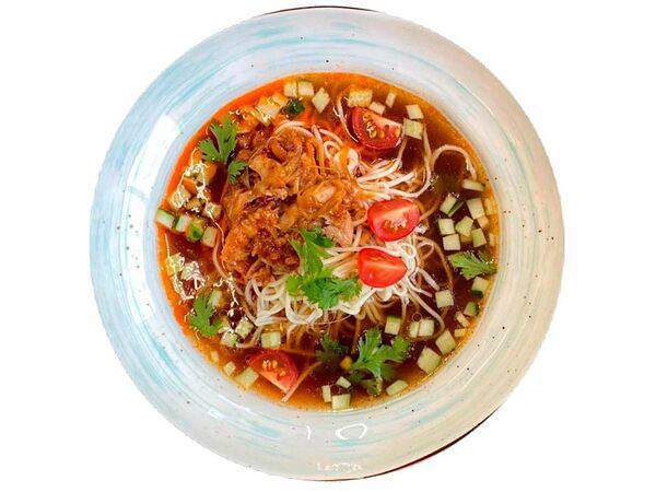 Рамен ролл - Кукси холодный суп лапша