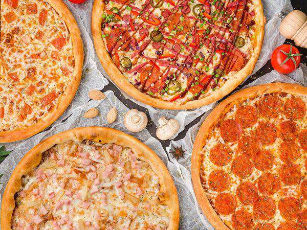 Рыба закусывала - Комбо 4 пиццы