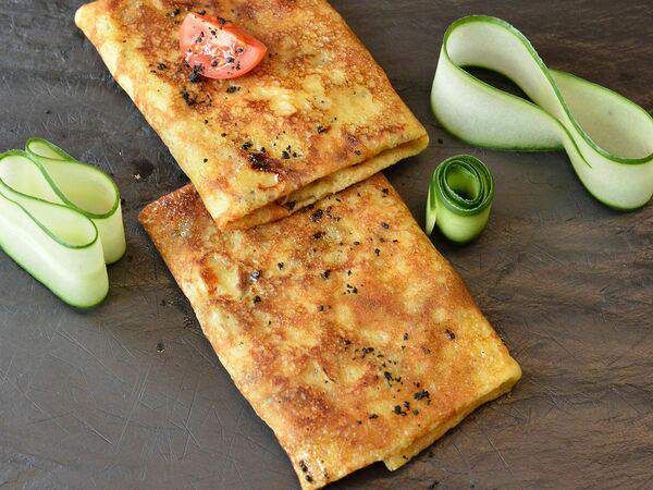 Крафт-кафе Вжарим - Блинчики с курицей и грибами