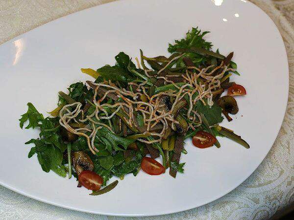 Ирис - Салат с языком и грибами