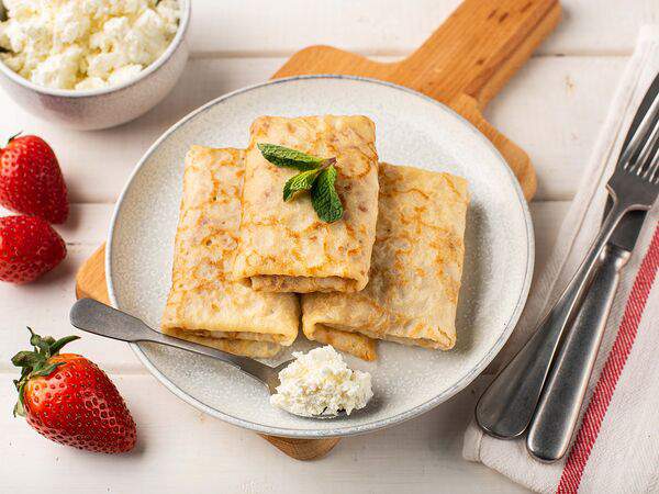 Бахетле - Блинчики с творогом