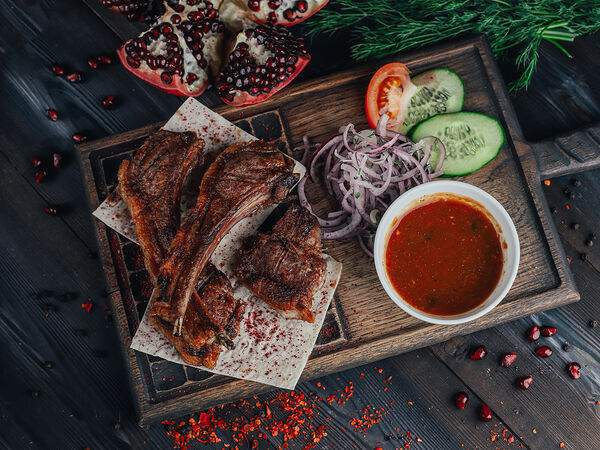 Rustaveli - Шашлык из корейки ягненка