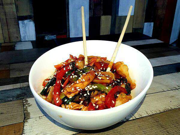 Albano pizza - Удон с курицей