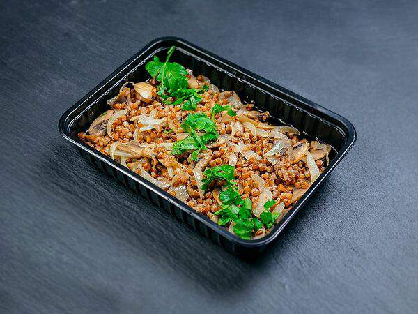 Микс - Гречка, томленная с грибами и луком