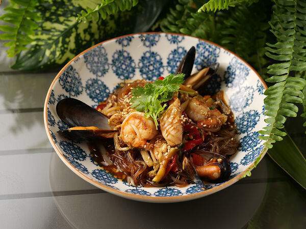 Dong po - Стеклянная лапша с морепродуктами