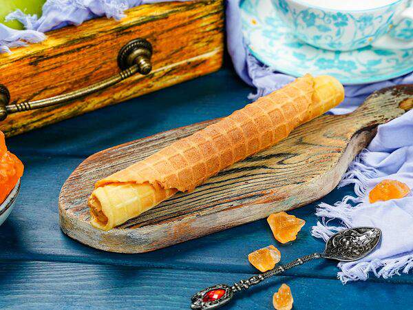 Пельменная - Вафельная трубочка с варёной сгущёнкой