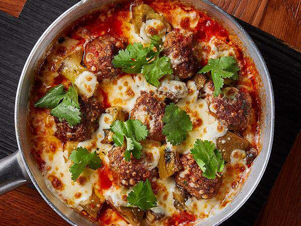 Сыроварня - Фрикадельки из баранины с баклажаном