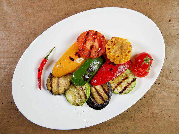 Crab and caviar - Овощи-гриль