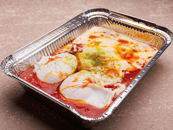 Завтрак - Шакшука с моцареллой