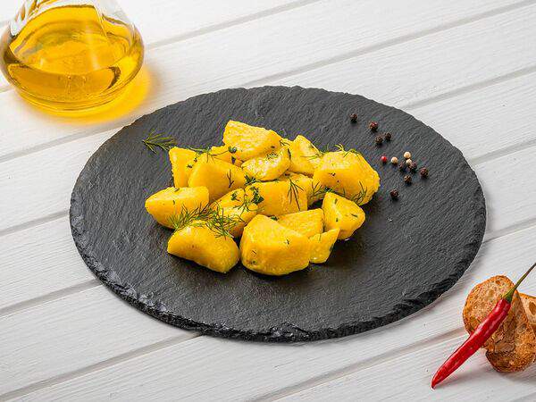 Хороша еда - Картофель отварной с маслом и зеленью