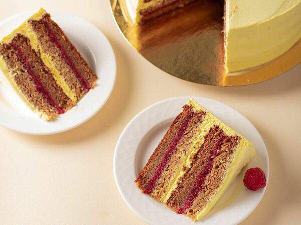 Ленинградские Булочные - Торт Малиново-лимонный