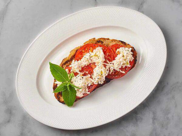 IL SOLO pizza & pasta - Брускетта с томатами и крабом