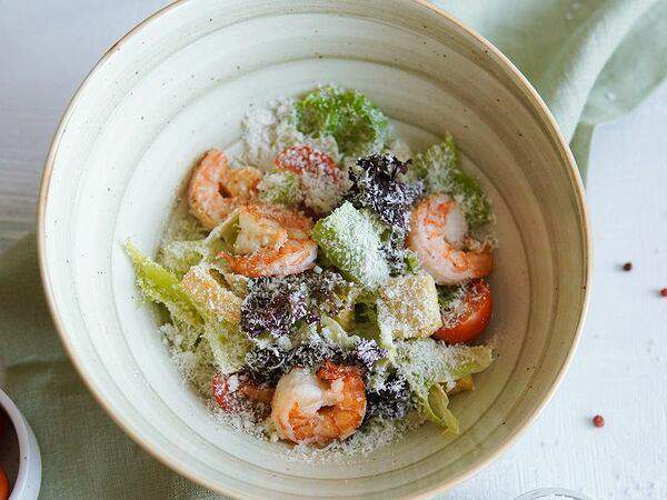 Пан Кот - Цезарь с креветками