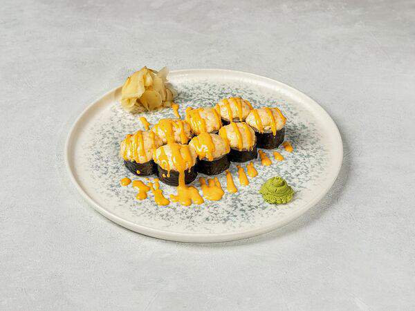 Гастробар Море - Запечённый ролл с гребешком