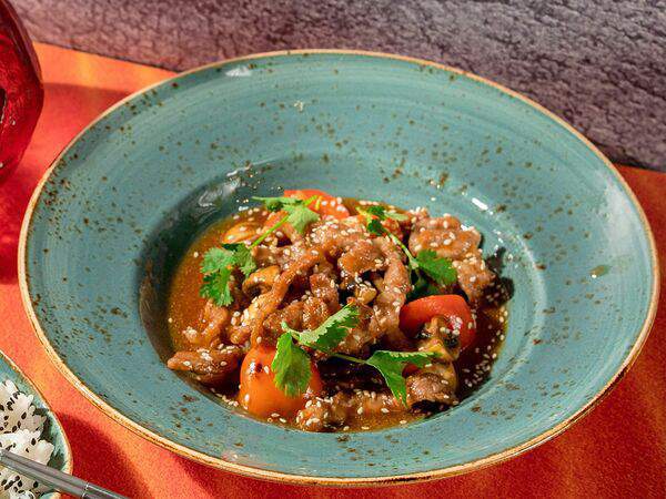 Джонни Ву - Хрустящая свинина в кисло-сладком соусе