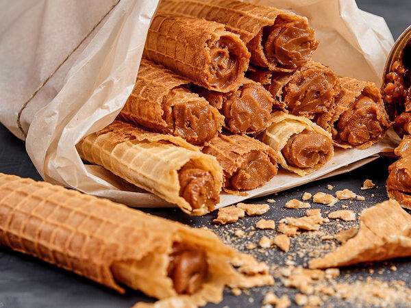 Тортшер - Вафельная трубочка со сгущенкой