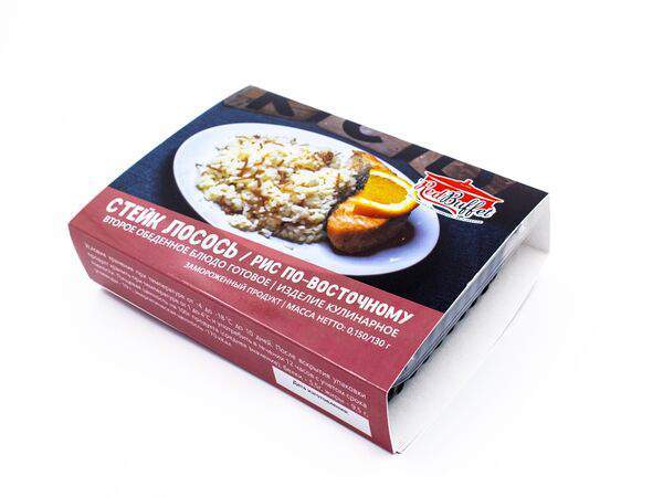Ред-Буфет - Заморозка Рис по-восточному с лососем на пару