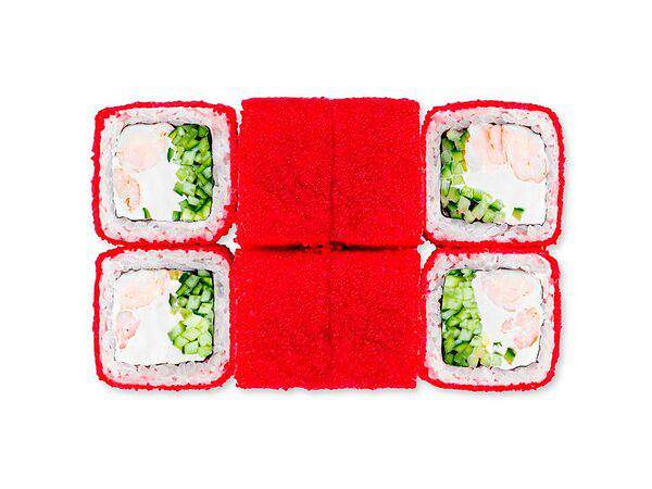 Белый рис - Калифорния с креветкой