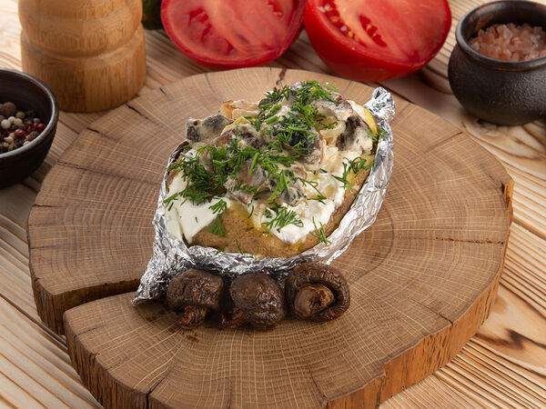 Пiльна Вiльня - Пан-картофан с курочкой и грибами