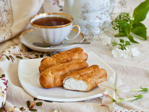 Росвкус - Пирожное Профитроли со сливками и йогуртом