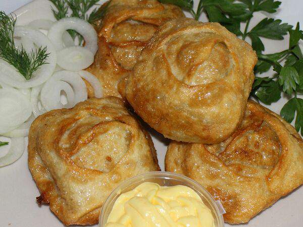 Мясо На Углях - Манты жареные