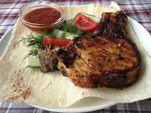 Банный ресторан Свежесть - Мясо на косточке