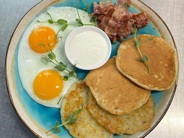 #Trava кофейня со вкусом - Здоровый американский завтрак